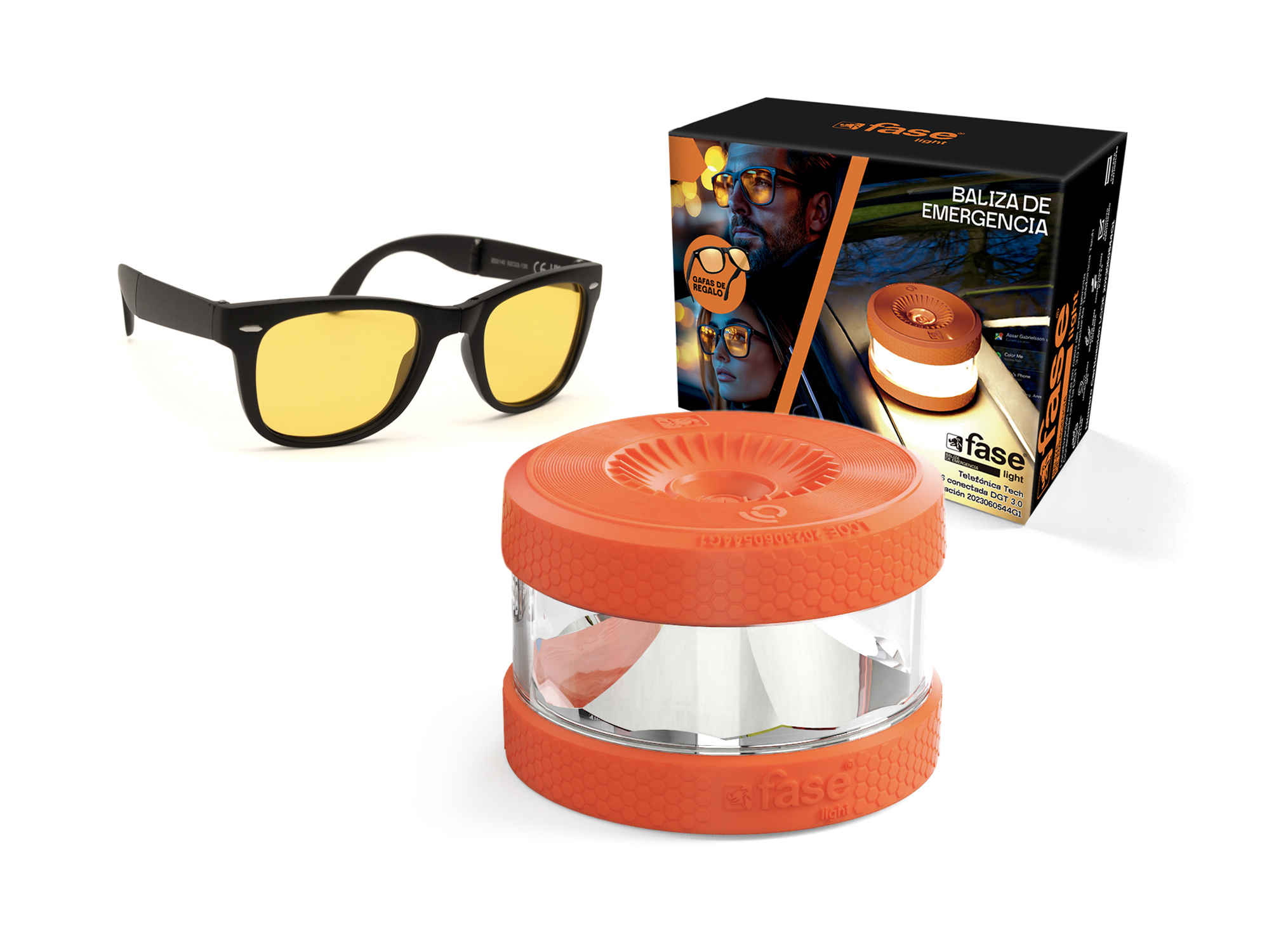 Baliza Naranja + gafas AMAZON